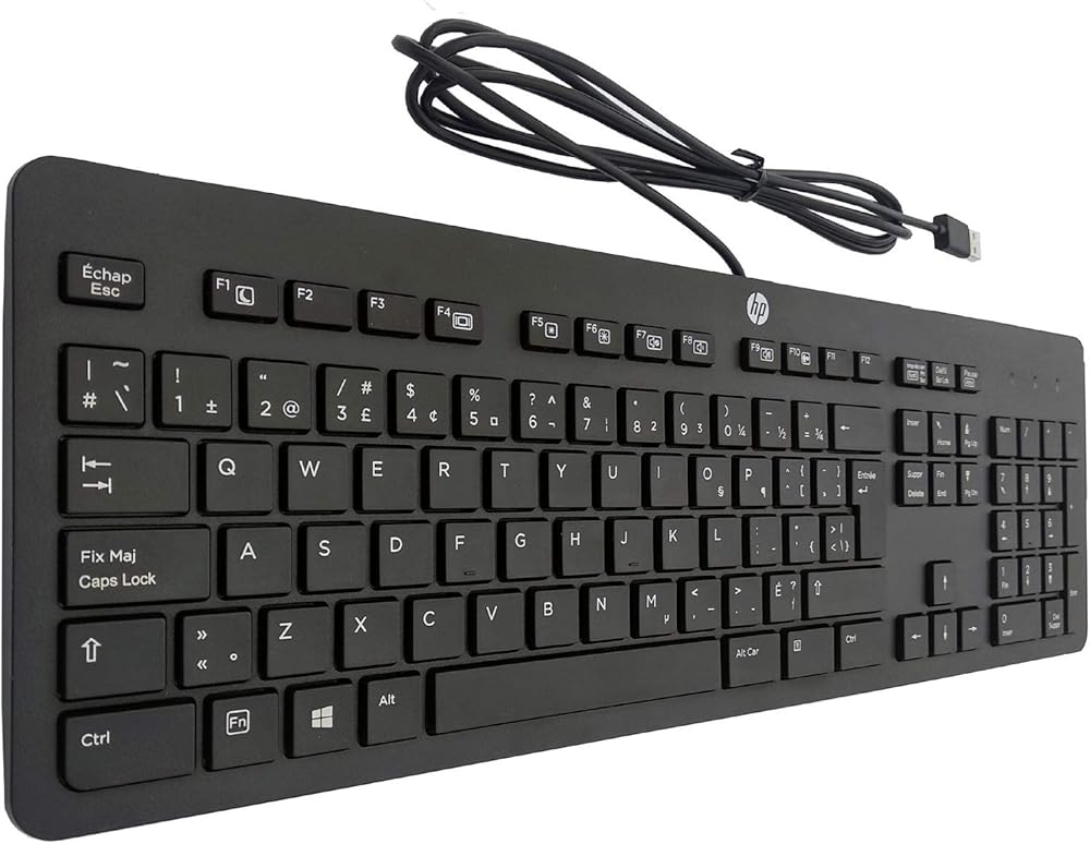 HP USB Slim Business Keyboard