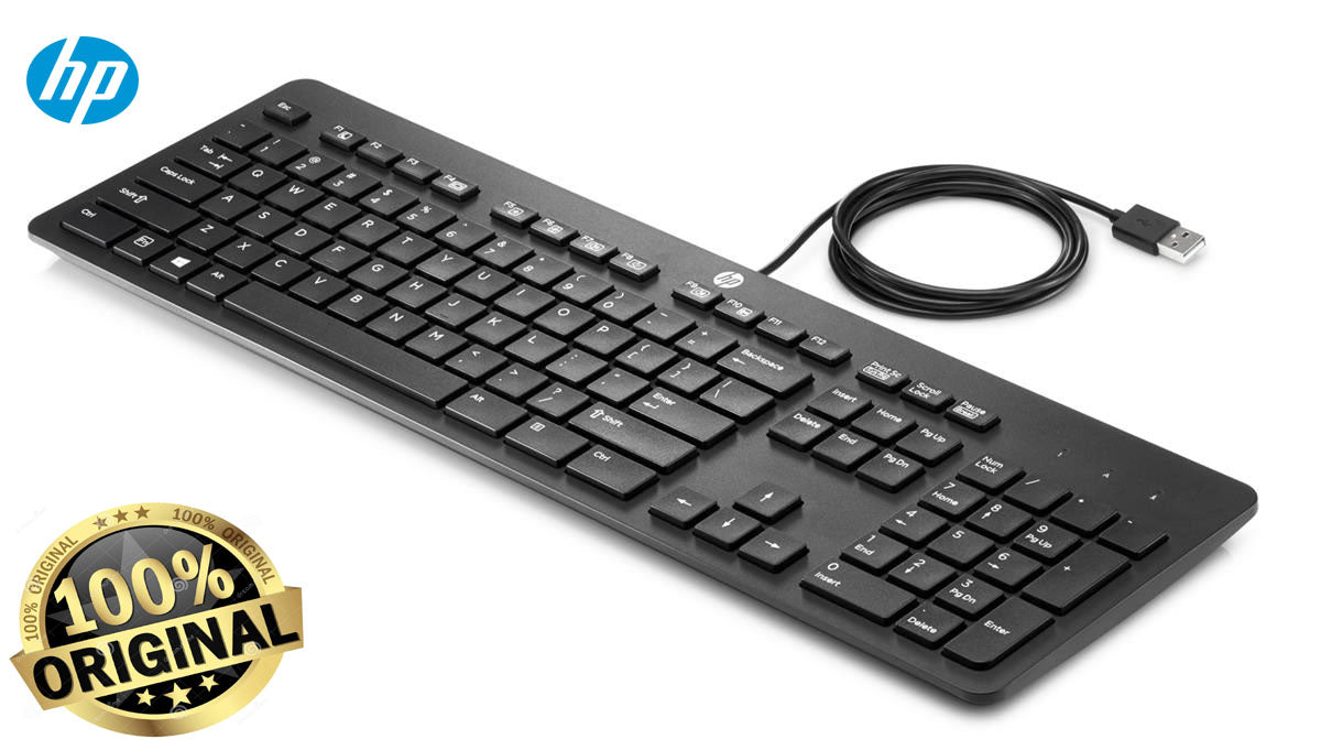 HP USB Slim Business Keyboard