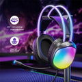 LENOVO LECOO HT410 Wired Gaming Headset LED Light USB 7.1 Surround Sound Desktop PC Headphone with Microphone