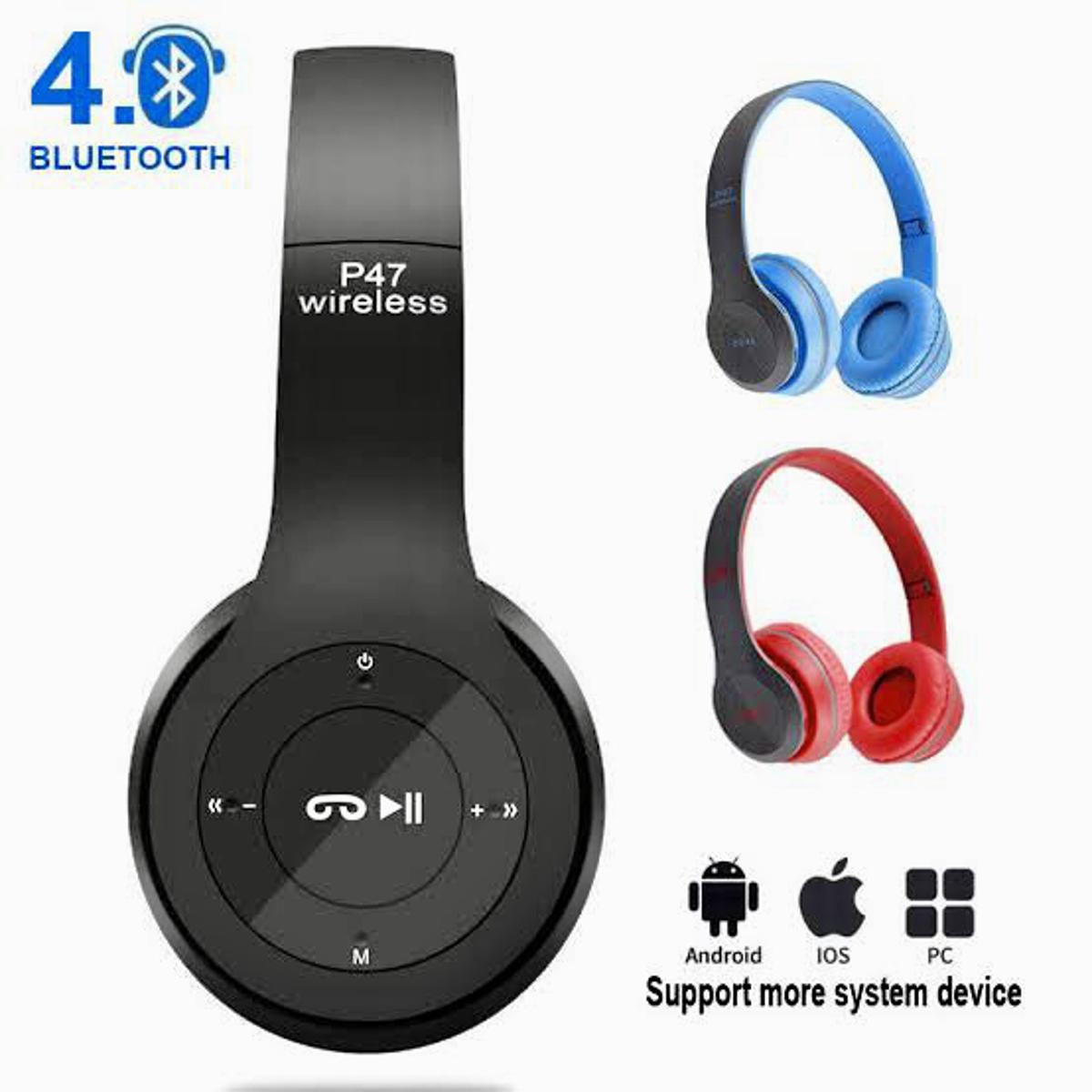P47 – Wireless Bluetooth Stereo Headphones