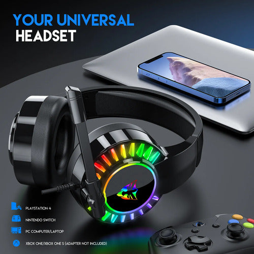 HP G815 Gaming Headset  With RGB Lights