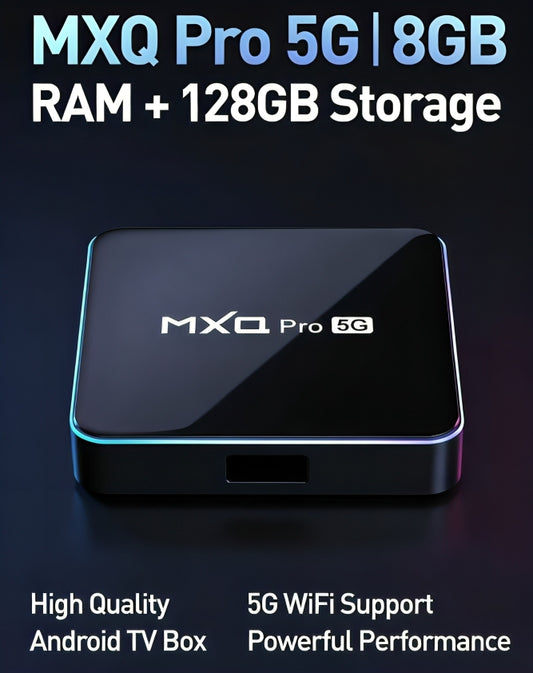 MXQ Pro 5G 8-128 Android TV Box High Quality 4K
