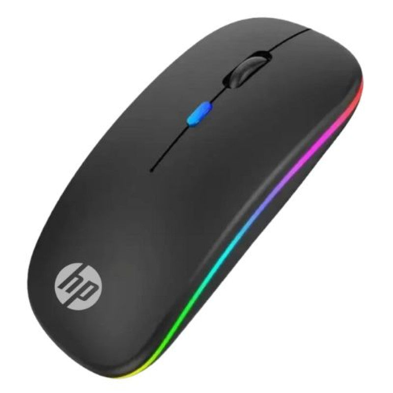 HP W10 Wireless RGB Bluetooth, Wireless, Rechargeable Slim Mouse